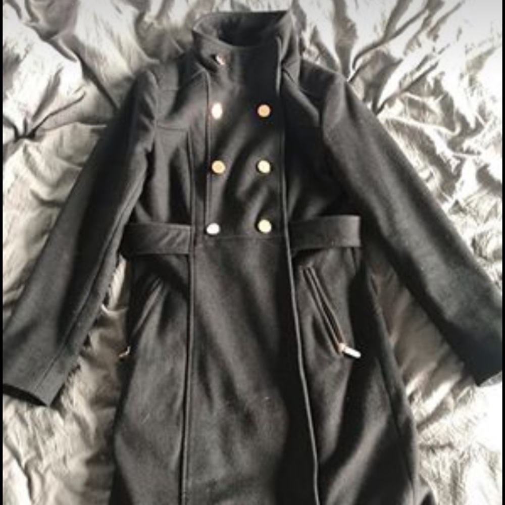 Long black coat